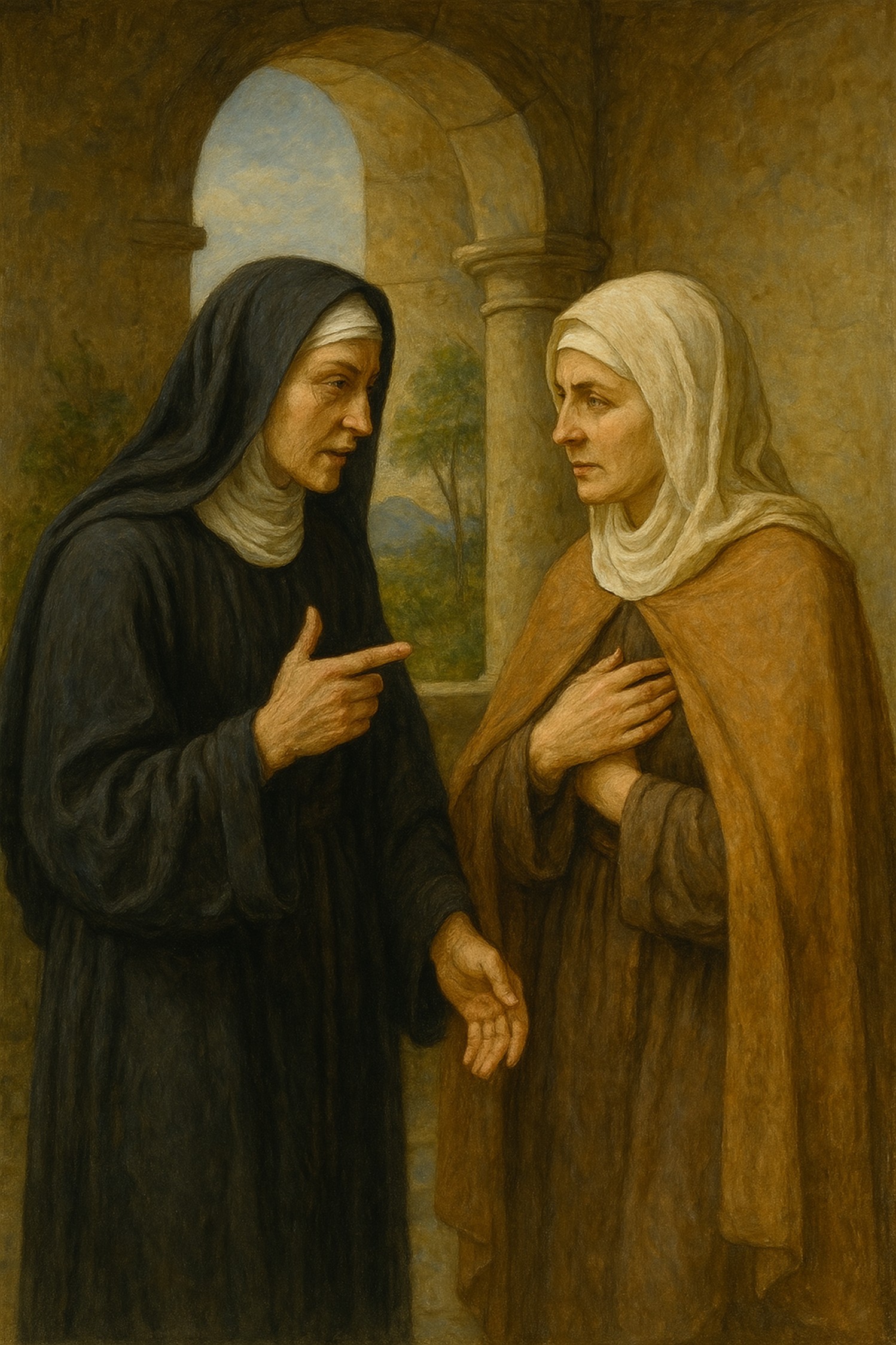 Walburga en Hildegard