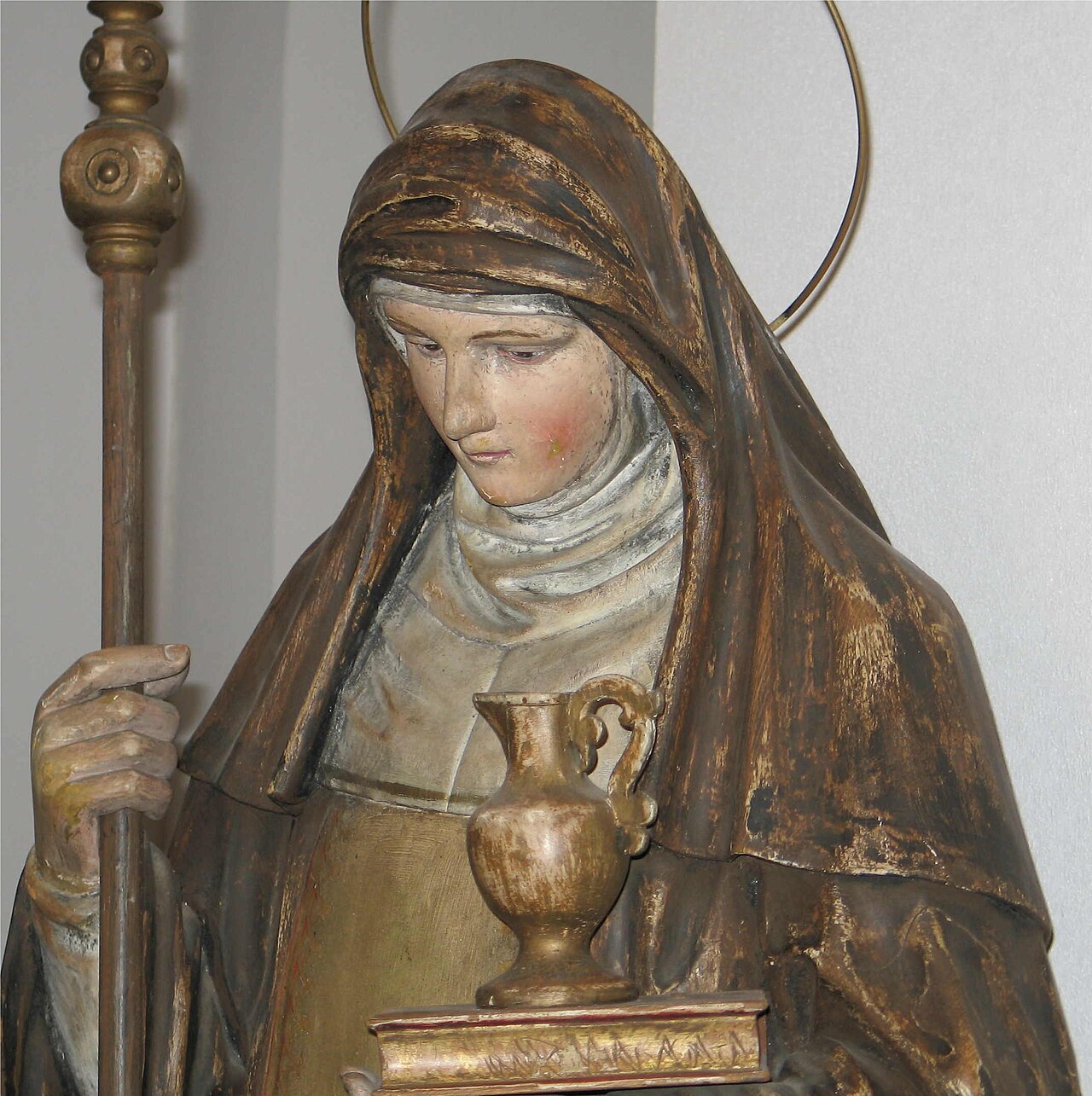 Walburga als prinses en non